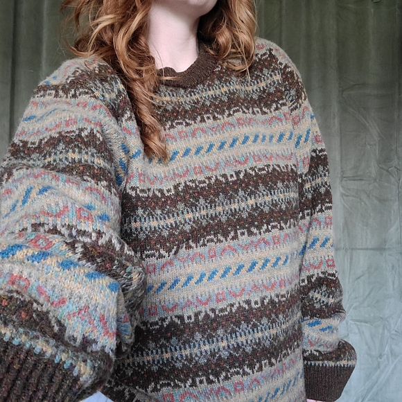 Vintage Knit Wool Sweater - Picture 8 of 11